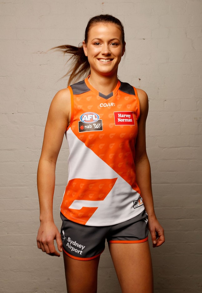 AFL 2016 Media - AFL Womens Apparel Launch Nicola Barr says the Giants can defy pessimistic pre-season predictions - ${keywords}
